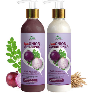 Kalit Natures Onion Shampoo 200ml + Onion conditioner 200ml Combo pack  