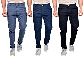 Bloos Jeans Trendy Denim Slim Fit Ripped Black Strechable Men Jeans