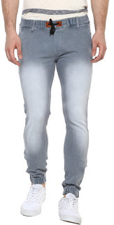 Urbano Fashion Men Grey Mid Rise Slim Fit Jeans 